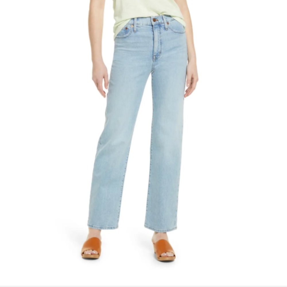 Madewell Slim Wide Leg Full Length Jeans